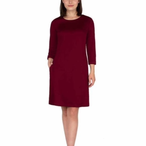NWT NICOLE MILLER ¾ Sleeve Knit Dress XS - Picture 1 of 4
